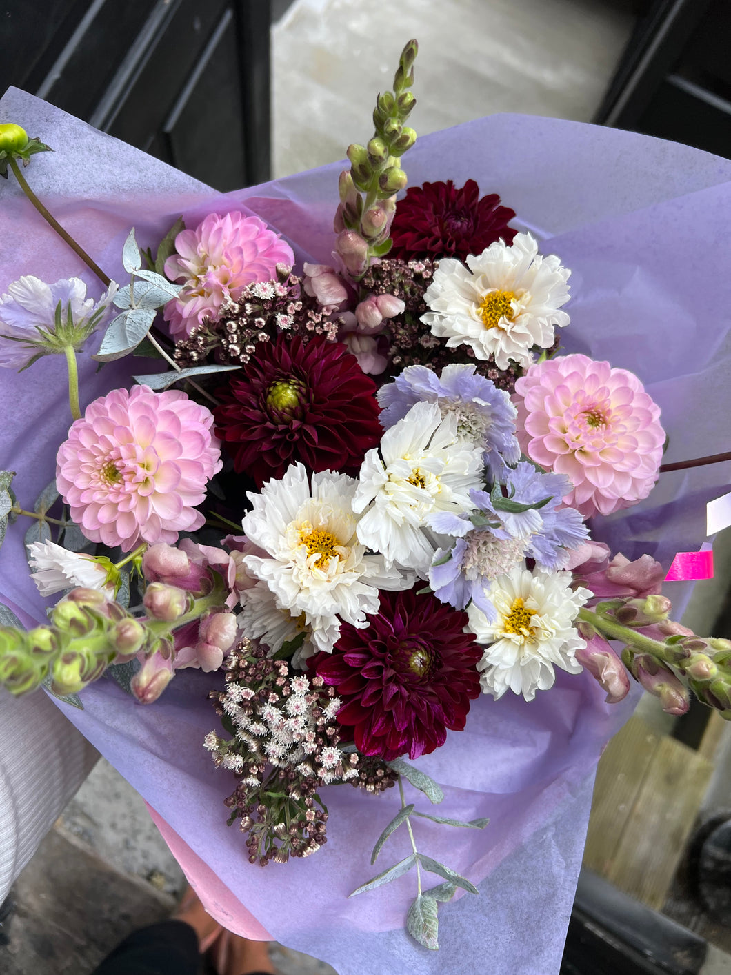 Frisk & fargerik bukett